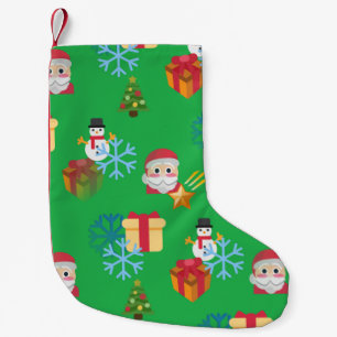 grüner Weihnachtssemji Weihnachten Strumpf Kleiner Weihnachtsstrumpf