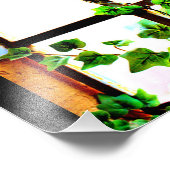 Grüner Wein Fotodruck (Ecke)