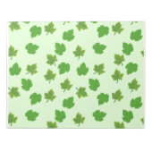 Grüner Weinleder Gemustert Notepad Notizblock (Vorderseite)