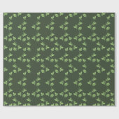 Grüner Weintraub Geschenkpapier (Flach)