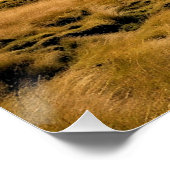 Grüner Wiesenberg/AI generiert, Poster (Ecke)