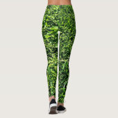 Grüner Wildgraswald Leggings (Rückseite)