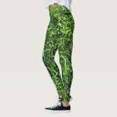 Grüner Wildgraswald Leggings (Links)