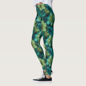 Grüner Workout Amaryllis Ästhetik Muttertag Gesche Leggings (Links)