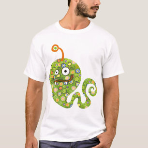 Grüner Wurm Lunatik! T-Shirt