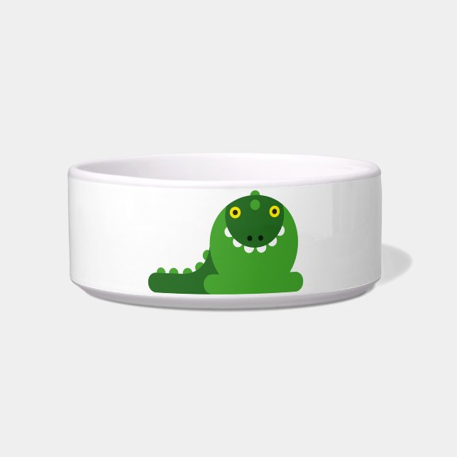 Grüner wütender Drache Napf (Vorderseite)