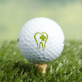 Grüner Zahnarzt | Lucky Teeth Golfball (Insitu T-Shirt)