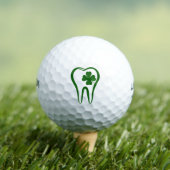 Grüner Zahnarzt | Lucky Teeth Golfball (Insitu T-Shirt)