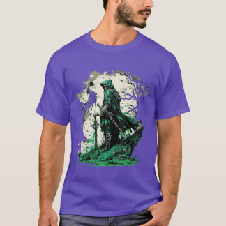 grüner Zauberer Freund T-Shirt