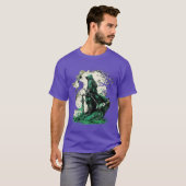 grüner Zauberer Freund T-Shirt (Vorne ganz)