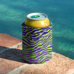 Grüner Zebra Dosenkühler