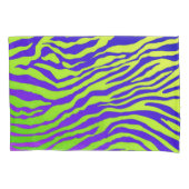Grüner Zebra Kissenbezug (Vorderseite-Links)