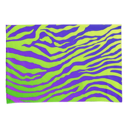 Grüner Zebra Kissenbezug (Vorderseite-Rechts)