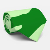 Grüner Zebra Krawatte (Gerollt)