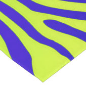 Grüner Zebra Kurzer Tischläufer (Ecke)