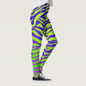 Grüner Zebra Leggings (Rechts)