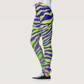 Grüner Zebra Leggings (Links)