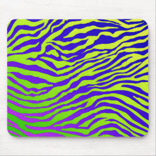 Grüner Zebra Mousepad