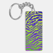 Grüner Zebra Schlüsselanhänger (Vorderseite links)