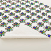 Grüner Zen-Garten Sherpadecke (3/4)