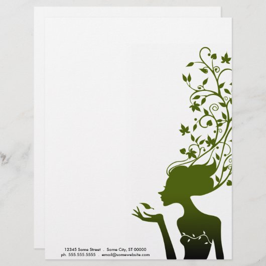 grüner Zucker Briefkopf (Vorne/Hinten)