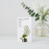 grüner Zucker Visitenkarte (Stehend Vorderseite)