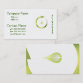 Grüner Zyklus Visitenkarte (Vorne/Hinten)