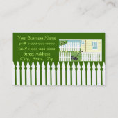 Grüneres Gras Visitenkarte (Rückseite)