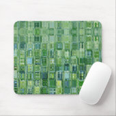 Grünes abstraktes Glas Mousepad (Mit Mouse)