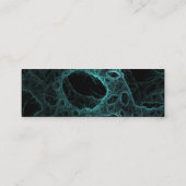 Grünes abstraktes mini visitenkarte (Rückseite)