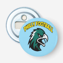 Grünes Adler-Maskottchen Philly-Fußballfan-Bekleid