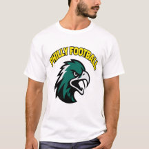 Grünes Adler-Maskottchen Philly-Fußballfan-Bekleid