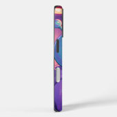 Grünes Alien-Mädchen ist hier, um mit einem iPhone Case-Mate iPhone Hülle (Rückseite / Rechts)