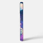 Grünes Alien-Mädchen ist hier, um mit einem iPhone Case-Mate iPhone Hülle (Rückseite / Links)