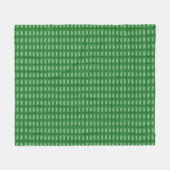 Grünes Alligator-Hautmuster Fleecedecke (Vorderseite (Horizontal))