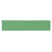 Grünes Alligatorhautmuster Kurzer Tischläufer (Horizontal)