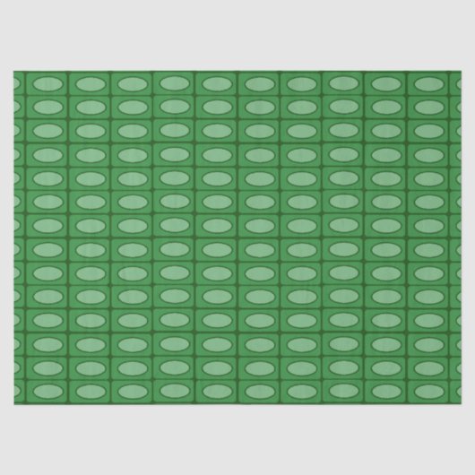 Grünes Alligatorhautmuster Seidenpapier (Vorderseite)