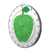Grünes Apfelfrucht Dartscheibe (Vorderseite rechts)