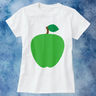 Grünes Apfelfrucht T-Shirt