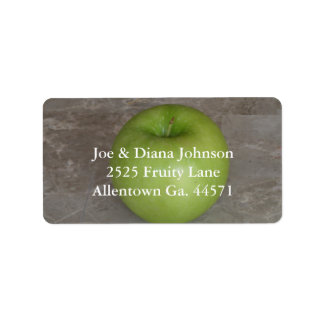 Grünes Apple Avery Address Label Adressaufkleber
