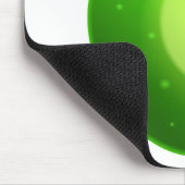 Grünes Apple Mousepad (Ecke)