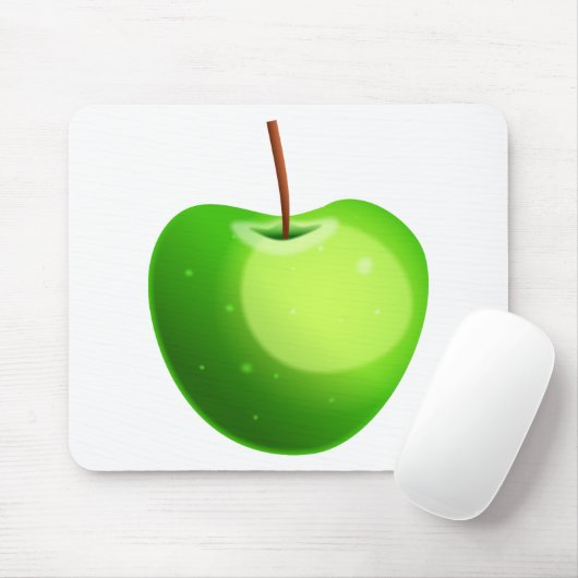 Grünes Apple Mousepad (Mit Mouse)