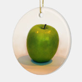 Grünes Apple-Trio Keramikornament (Links)