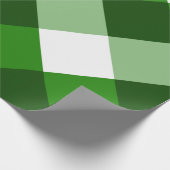 Grünes Argyle-Diamantmuster Geschenkpapier (Ecke)