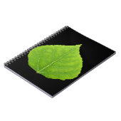 Grünes Aspen-Blatt #11 Notizblock (Linke Seite)