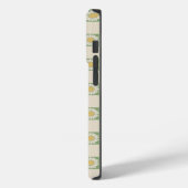 Grünes Ästhetisches Schachblütenmuster Y2K Muster Case-Mate iPhone Hülle (Rückseite / Links)