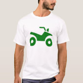 Grünes ATV-Zeichen T-Shirt (Vorderseite)