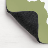 Grünes Audacious Africa Mousepad (Ecke)