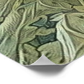 Grünes Auge der Natur Poster (Ecke)