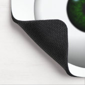 grünes Auge Mousepad (Ecke)